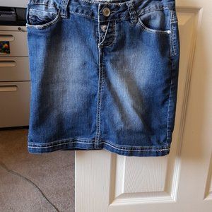 Denim short skirt Size 5